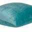 Coussin décoratif carré en mélange de coton turquoise 20 po x 20 po Parkland-1836745821-1836745792-1836745799