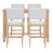 5-Piece Counter Height Dining Table With 4 Chairs