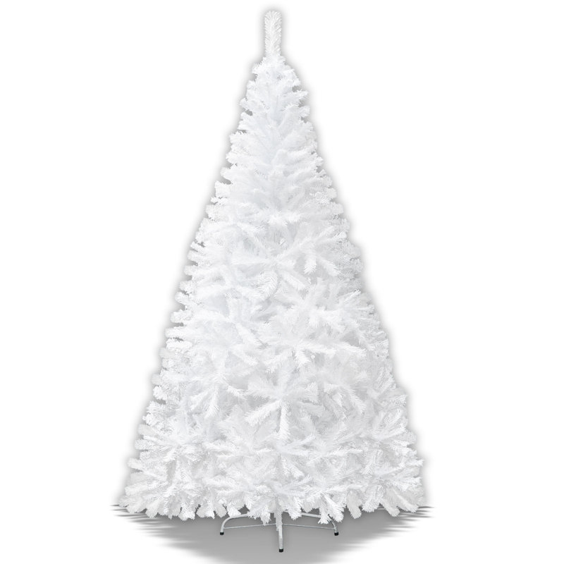 Arbre de Noël artificiel pin blanc, 7,5 pi