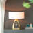 Table Lamp - With White Drum Shade