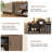 Mid Century Modern Tv Stands For Living Room, Boho Media Console For Bedroom, Tv Entertainment Center With Storage, Wood Television Cabinet