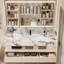 Armoire de salle de bain simple de style français