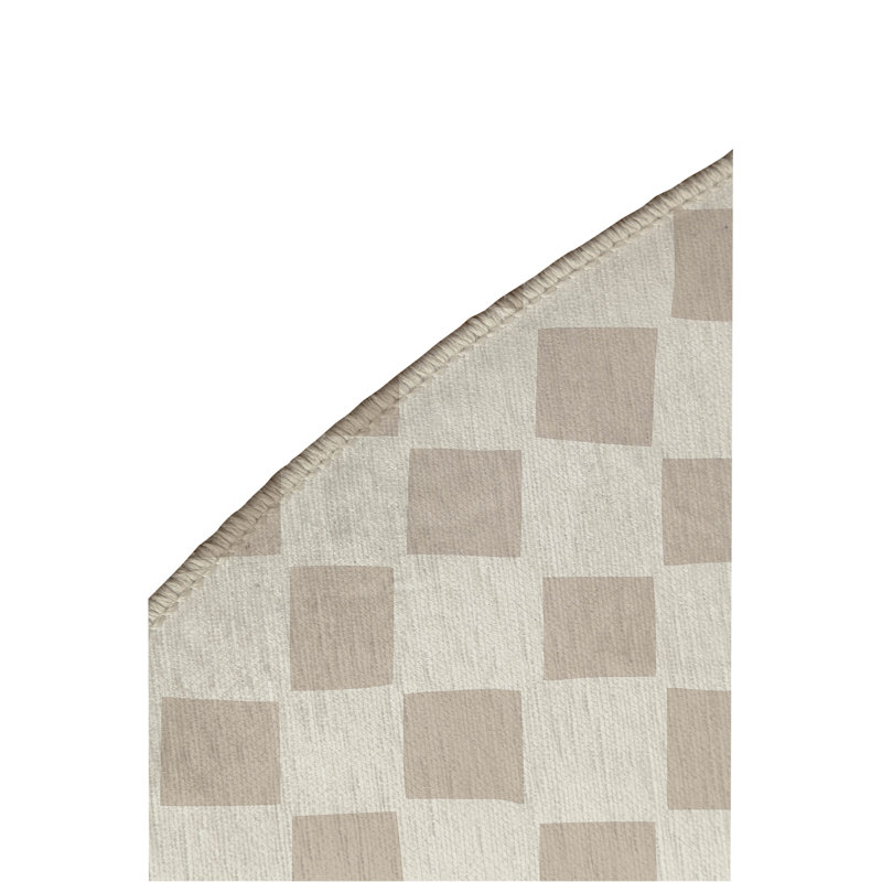 Tapis d'extérieur à carreaux antidérapant, Rond 5 pi