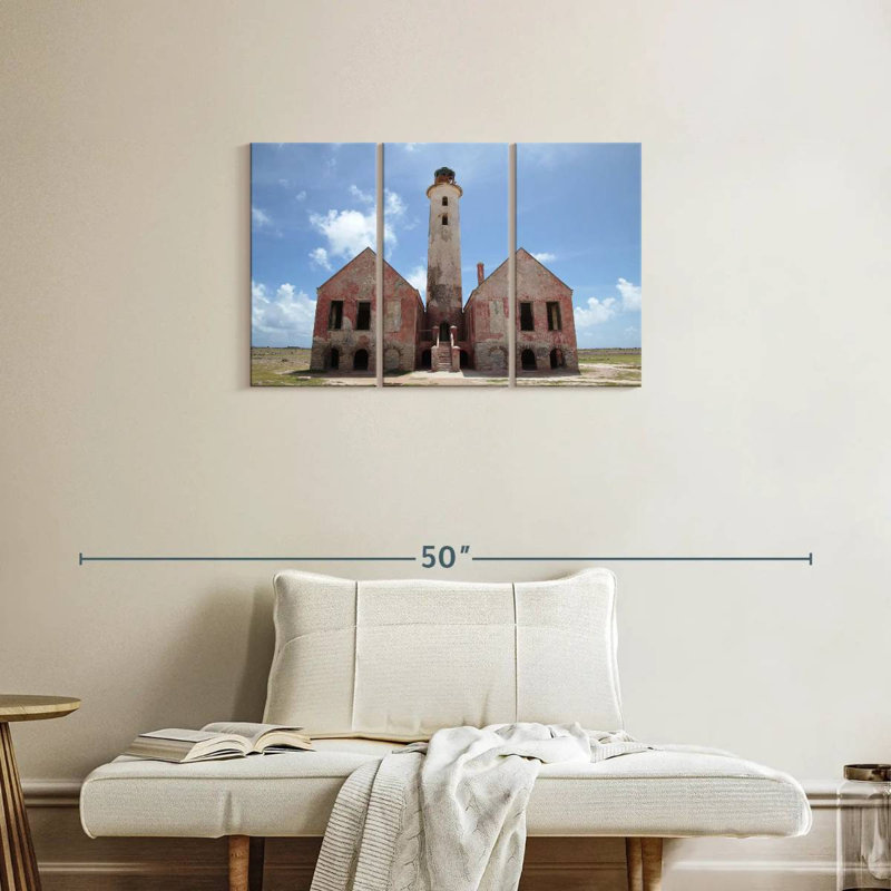 Petit phare de Curaçao, H 20 po x l 33 po
