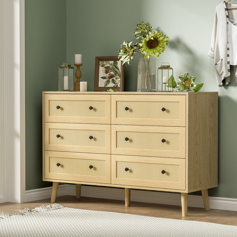 Commode 6 tiroirs Aleeah