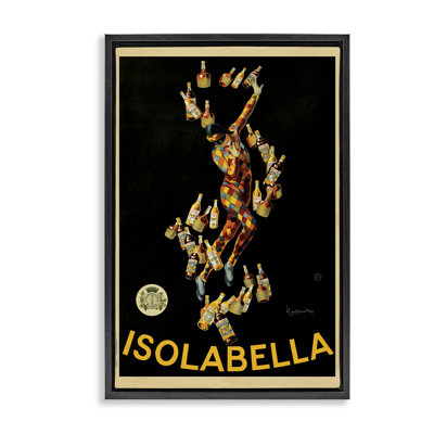 Isolabella Vintage Ad Framed Floater Canvas by Vintage Poster