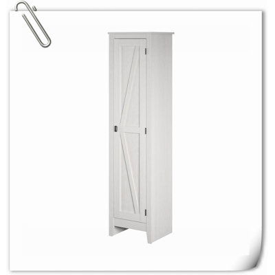 Kaylisha Solid Wood Linen Cabinet