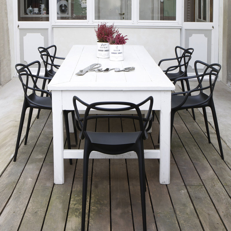 Ensemble de 2 chaises d'appoint Modern, Noir