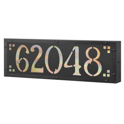 Pasadena Illuminated House Numbers With (120 Volts) 5 Numbers