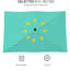 Parasol rectangulaire extérieur de 1,98 m x 3,05 m, protégé, système de manivelle et d'inclinaison pratique, couleur turquoise, toile de protection 50+ couches, facile à incliner.