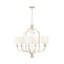 Lustre classique à 6 lumières avec abat-jour Ophelia
