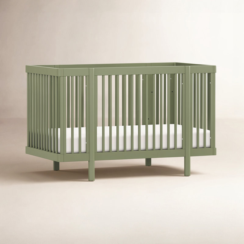 Pogo 8-in-1 Convertible Crib, Olive