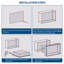 13" X 25" Stainless Steel Shower Niche Double Shelf, Brushed Nickel-875843525