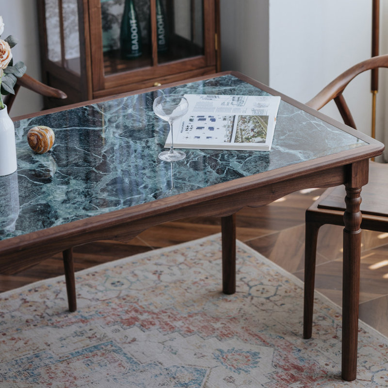Table de salle à manger haut de gamme, 29.52”H x 55.11”L x 29.52”W