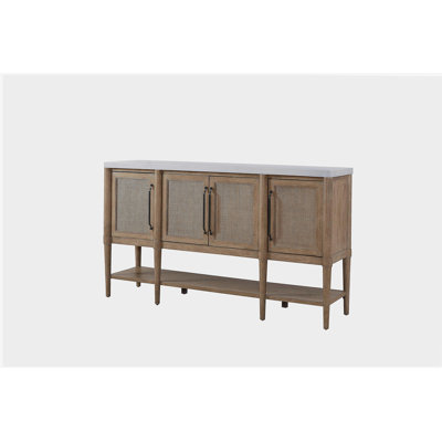 Cement Topped Server with Cane insets