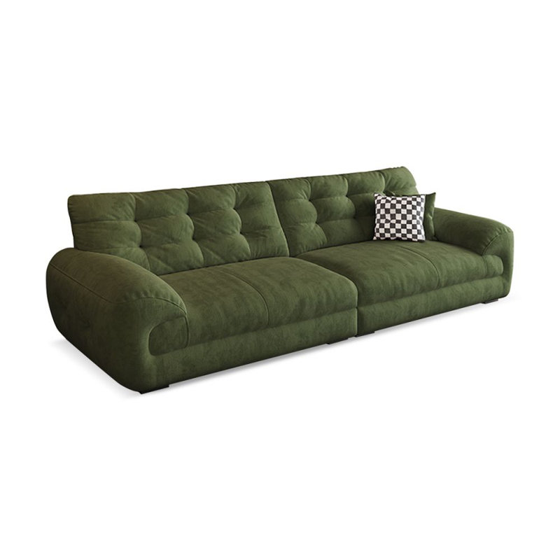 Canapé modulaire en chenille vert, H 37,01 po x l 110,63 po x P 43,31 po, 4, Vert