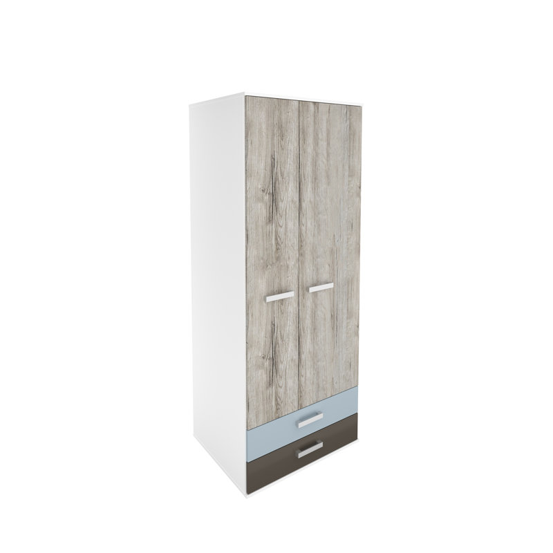 Cothran 2 Door Manufactured Wood Wardrobe