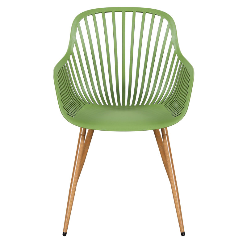 Pair of Sunray Bistro Garden Armchairs, Patio Dining, Green