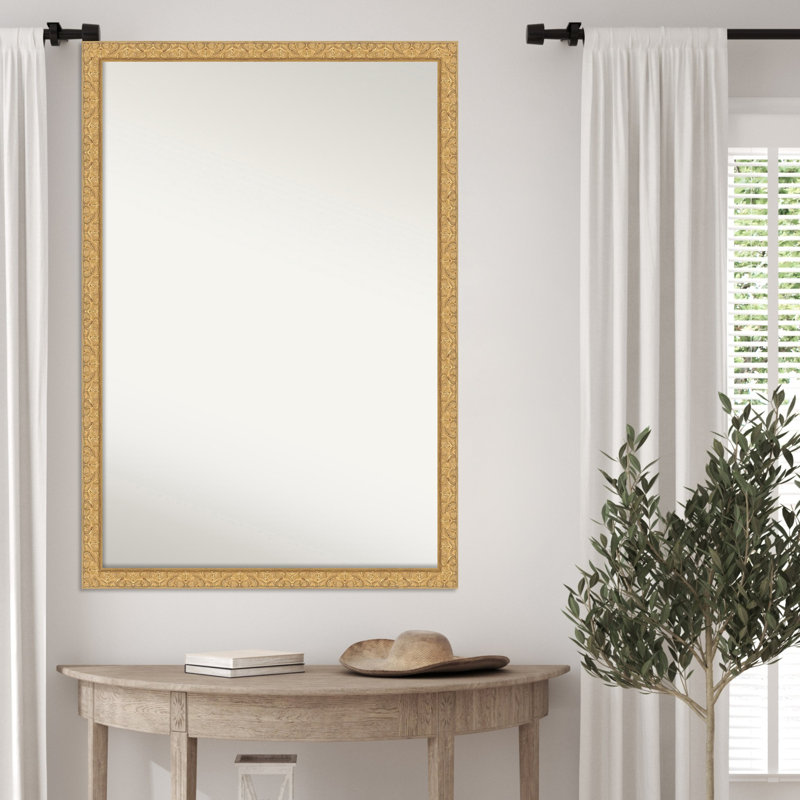Miroir mural Lila, 26,5 po x 38,5 po, Doré