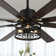 Clercq 72" 8 - Blade Reversible Ceiling Fan with Lights and Remote, 6 Speeds Ceiling Fan