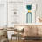 Avery Mid-Century Teal Yellow II-108448950