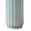 Lampe de table Limy, 23 po, abat-jour tambour ivoire, base en céramique vert sauge nervurée-117054322