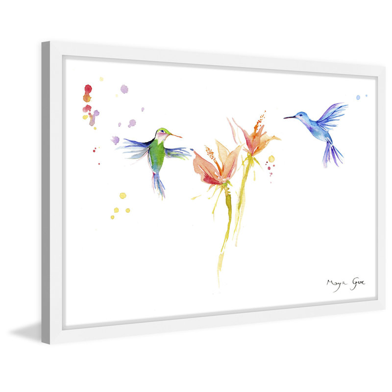 Maya Gur - Single Picture Frame Painting, 41cm H x 61cm W x 3.81cm D