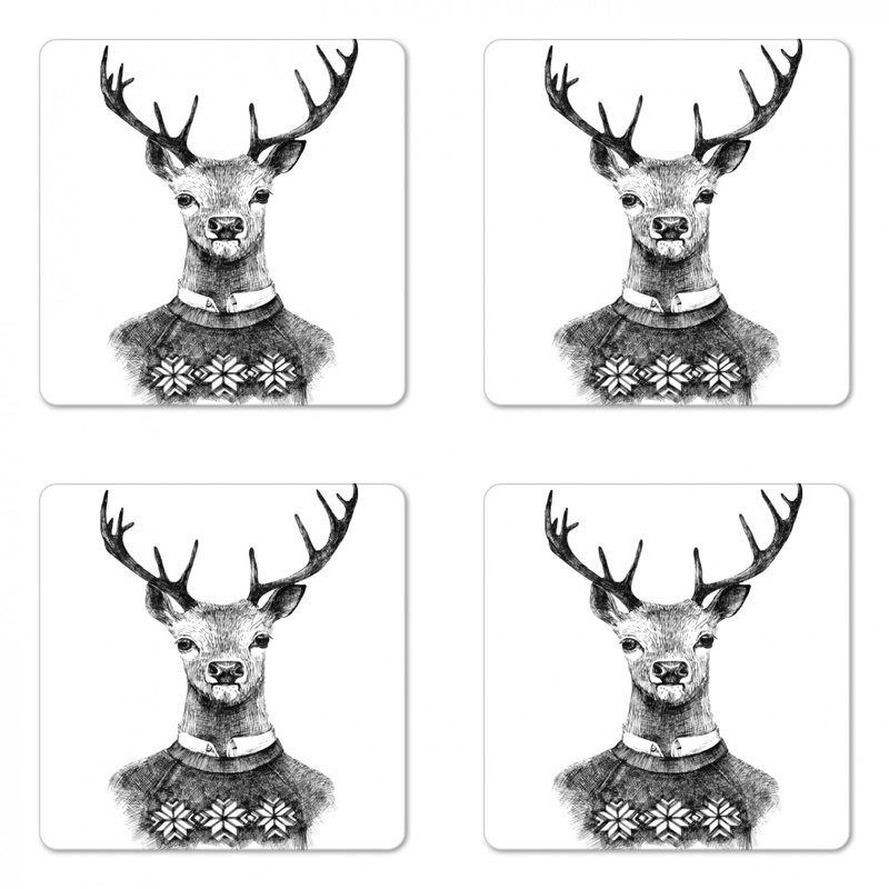 Square 4 Piece Coaster Set