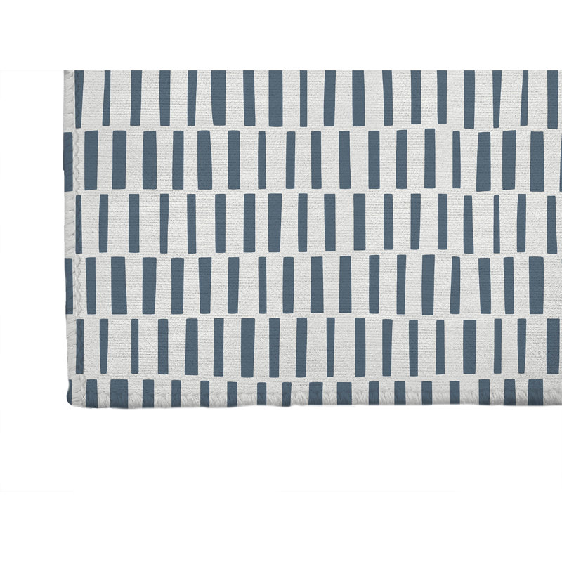 Tapis de bureau léger Flat Attack, L 7 pi x L 5 pi, Bleu