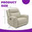 Timeless Transitional Leather Recliner - Wide Seat Manual Recline, Solid Wood Frame & Contour Arms for Ultimate Living Room Comfort-935281135