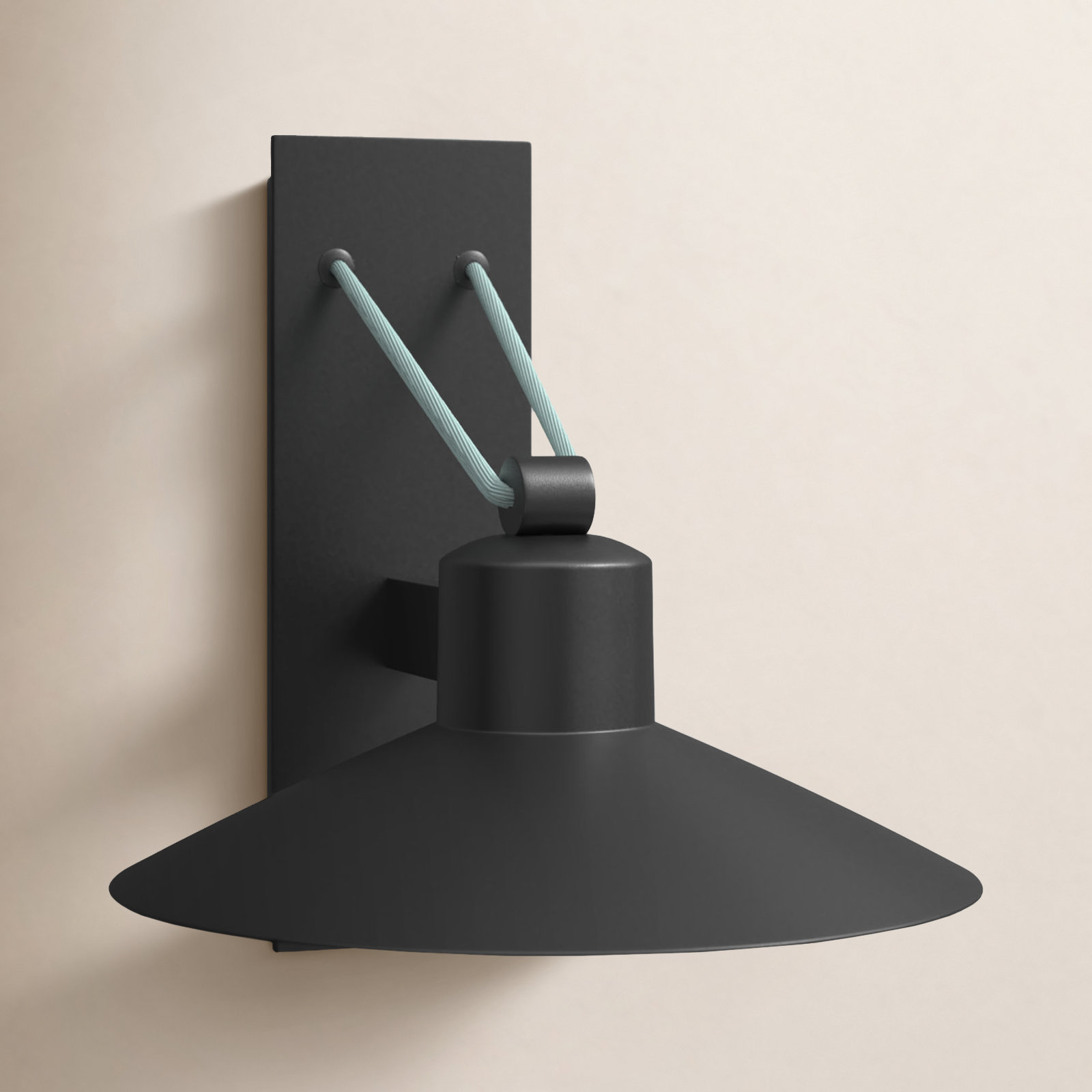 Saheli Single Light Bell Outdoor LED Wall Light, 10.25" H x 9.75" W