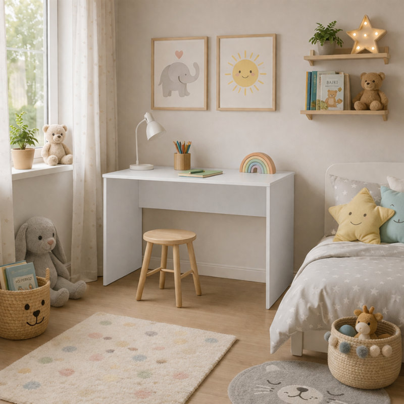 Writing Desk, White