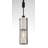 Rennen 1 - Light Black/Silver Single Pendant