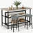 Grondin 47.24" Iron Kitchen Island Set-1016833062