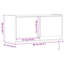 Vidaxl TV Wall Cabinet with LED Lighting 31 x 38cm-1238380898-1234244583