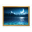 «Romantic Moon Over Deep Blue Sea I», photographie sur toile-59284328-59284330