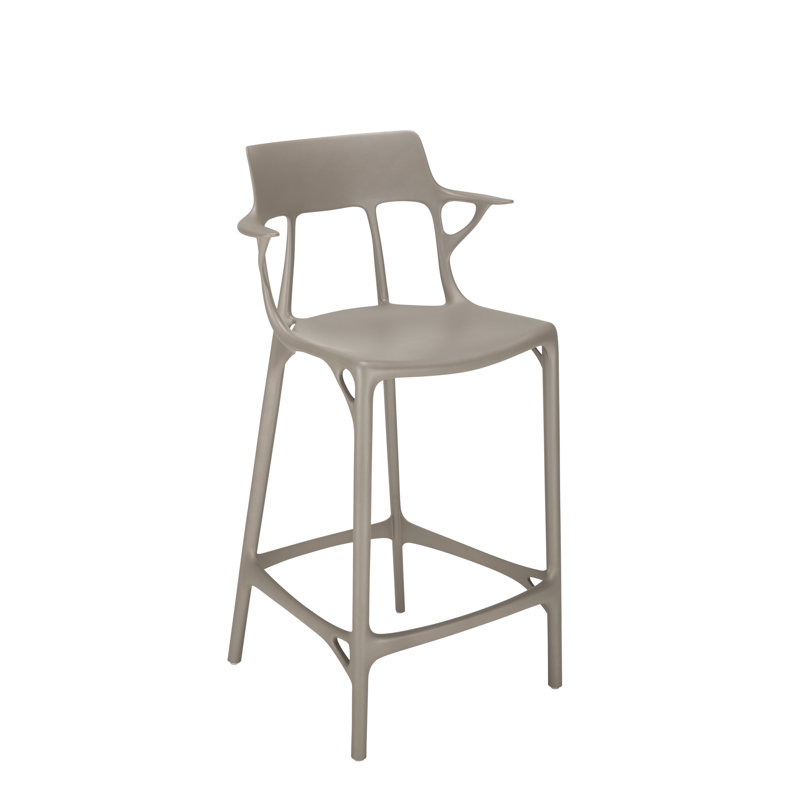 A.I. Outdoor Bar Stool, Counter, Gray