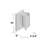 Agnes 1 - Light Dimmable Armed Sconce in Satin Nickel-270694921