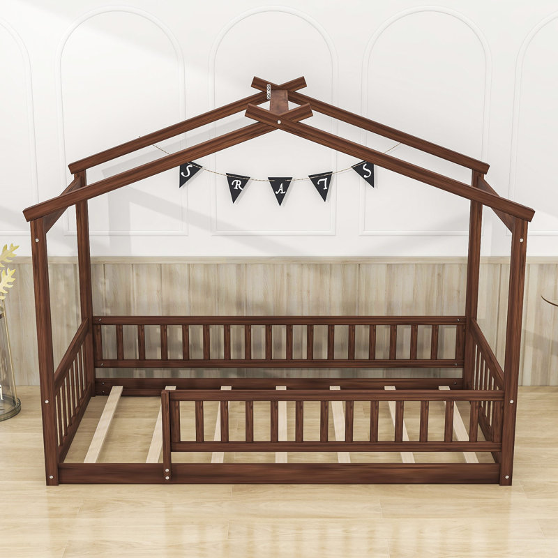 Galbin House Bed by Harper Orchard, Twin, Walnut