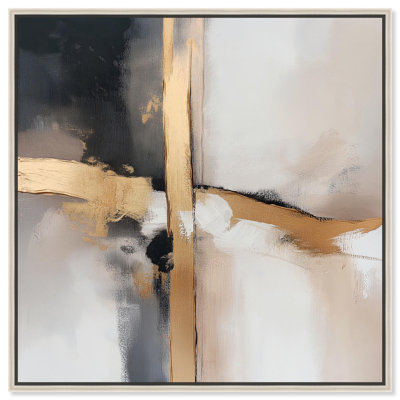Toile dorée «I rupture» par Art Remedy