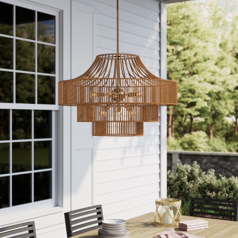 Emmit 8 - Light Outdoor Chandelier