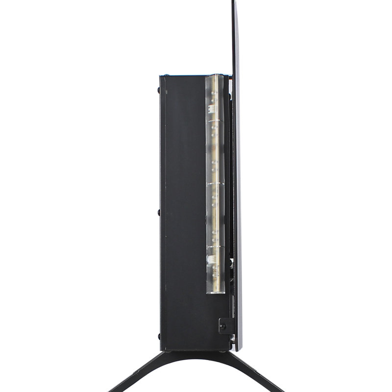 Foyer électrique de 21,33 pouces de hauteur - chaleur de 5000 / H, flamme multicolore, fonction minuterie, / Ul, évent 48 incurvé fixé au mur avant avec flamme à distance et, 1400W / H, 11 réglages de température, / Ul