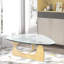 Table basse moderne en bois massif Triangle