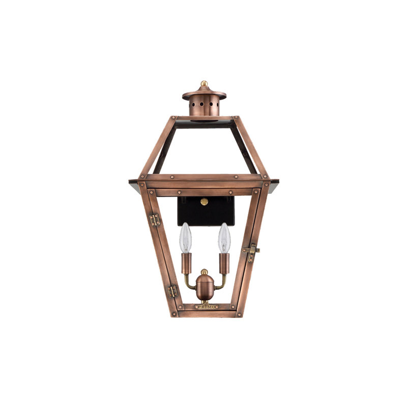 Orleans Outdoor Wall Lantern, 24" H x 14" W x 16" D