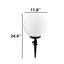 Lampe avec piquet Globe