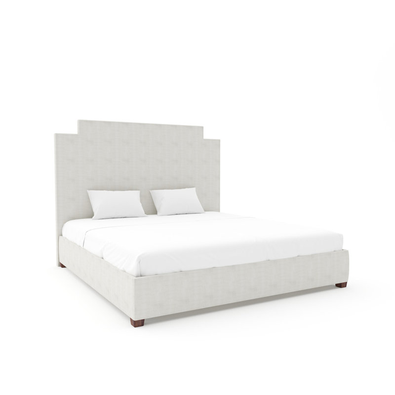 Staunton I Upholstered Bed, Espresso, Maestro Ultra Performance Linen, King