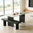 Triangular Foot Design Kitchen Table Bench,Entryway Shoe Storage-386176039