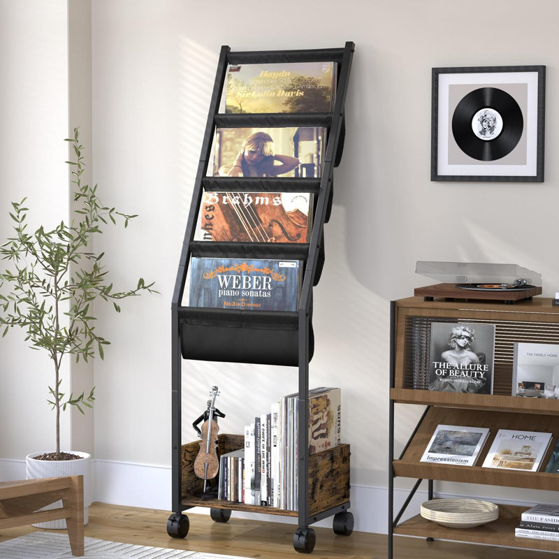 Metal 59.05'' H Media Shelves