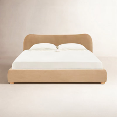 Liza Velvet Upholstered Bed