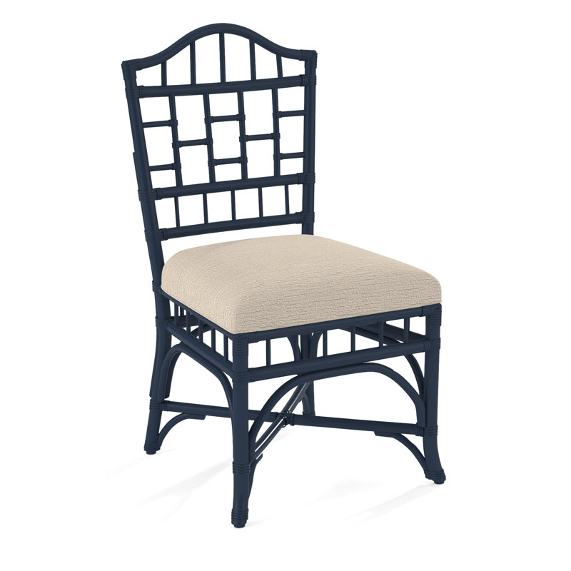 Chaise d'appoint Chippendale, Marine, Bleu marine de base; 0317-61
